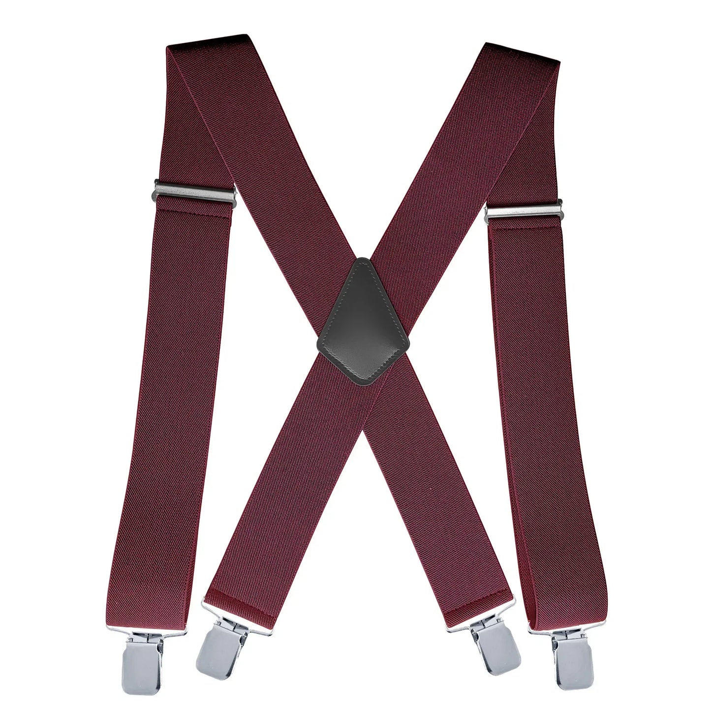 Men’s Heavy-Duty Suspenders – Wide Adjustable Y-Back Braces