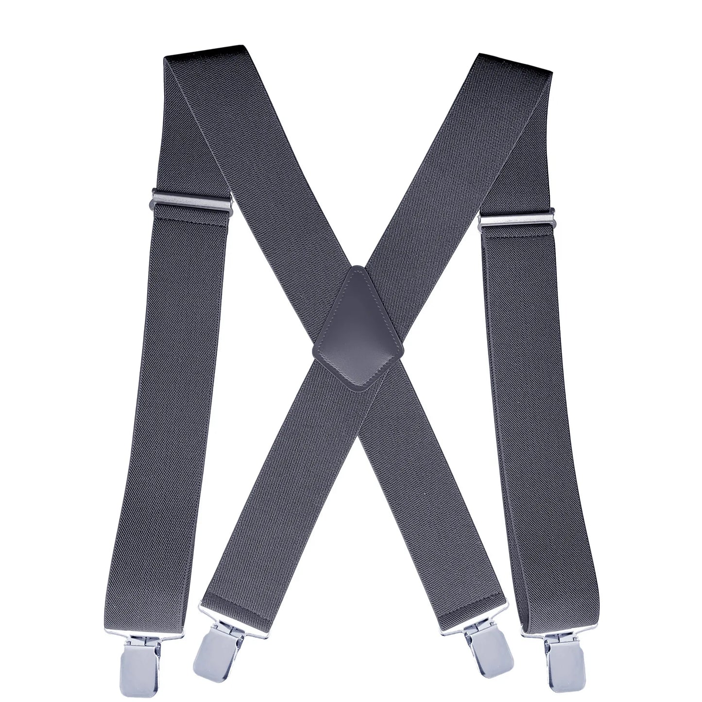 Men’s Heavy-Duty Suspenders – Wide Adjustable Y-Back Braces