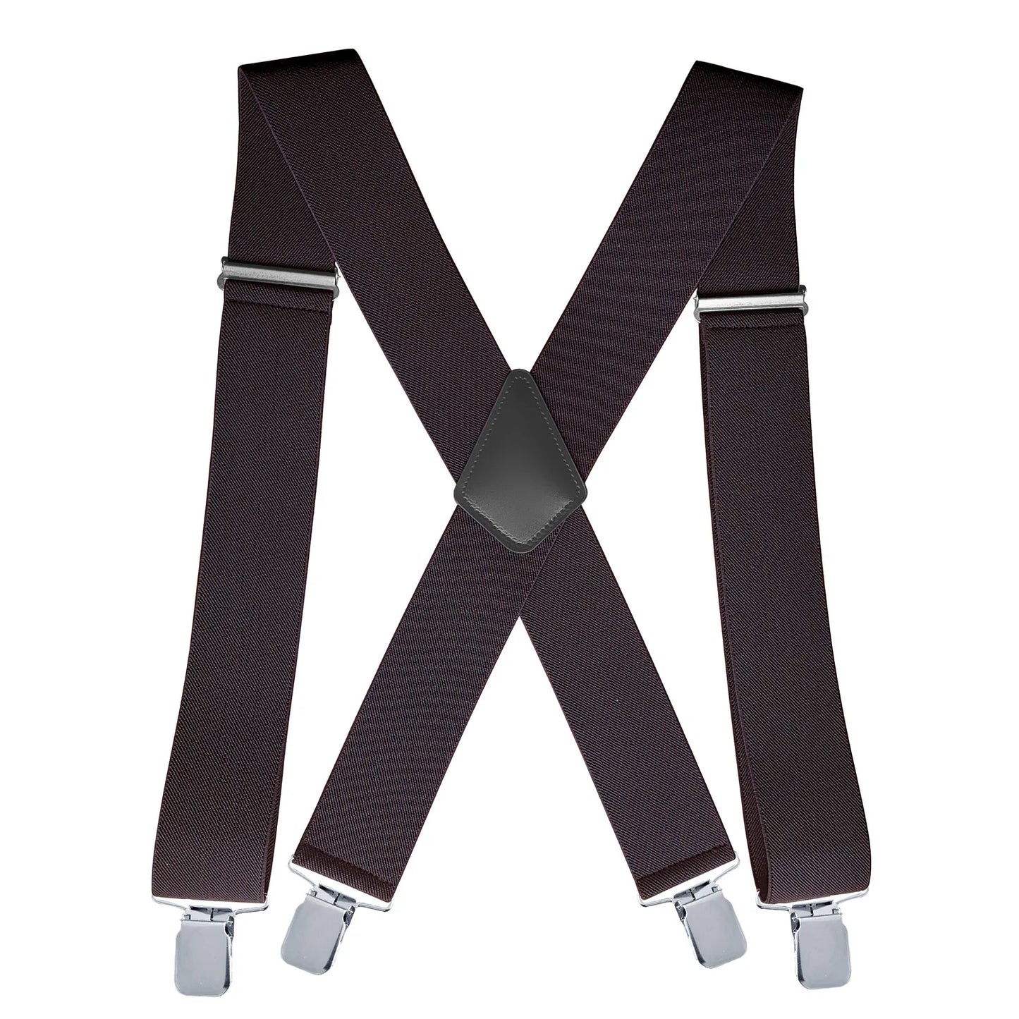 Men’s Heavy-Duty Suspenders – Wide Adjustable Y-Back Braces