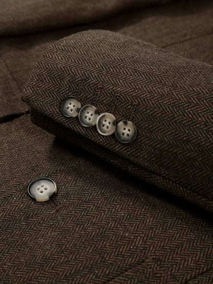 Men’s Heritage Tweed Blazer – Vintage-Inspired Tailored Jacket for Smart Casual & Weekend Wear