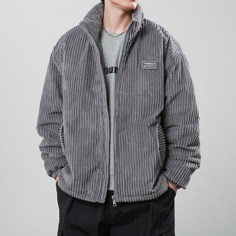 Cevori Relaxed Fit Padded Corduroy Jacket