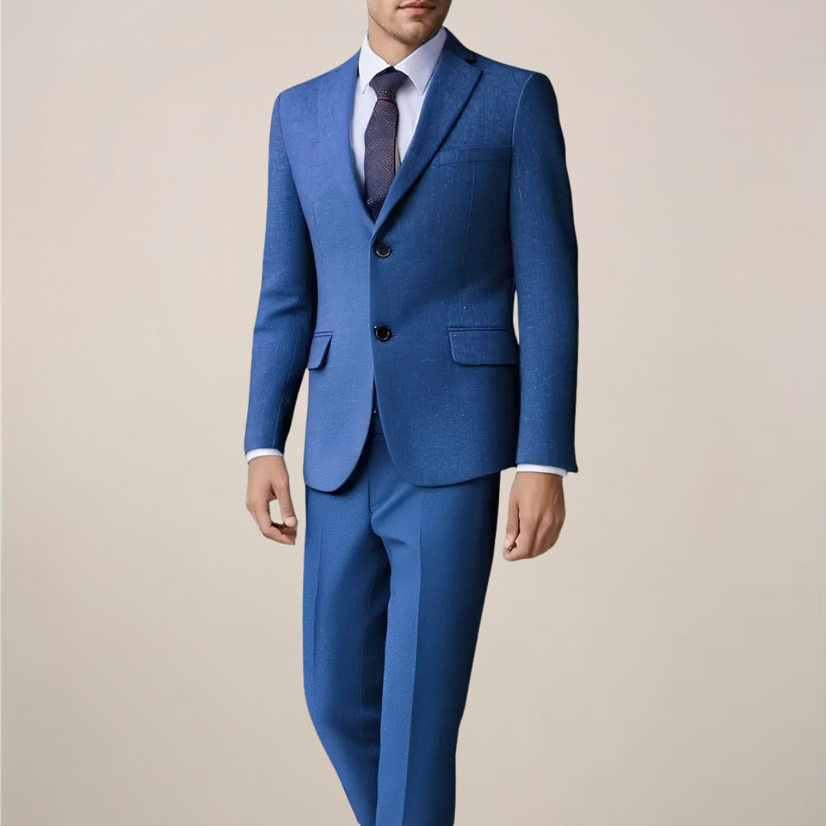 Men’s Linen Suit – Lightweight Two-Piece Summer Formal Wear