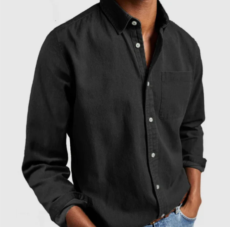 Men’s Long Sleeve Shirt – Classic Button-Down