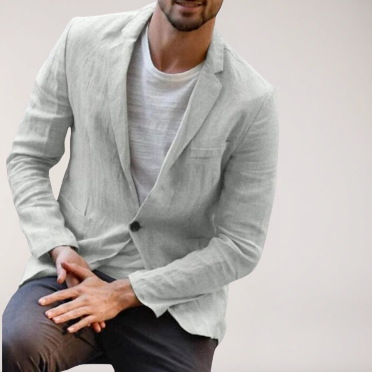 Men's Modern Lightweight Blazer - Spring/Summer Blazer - Single-breasted
