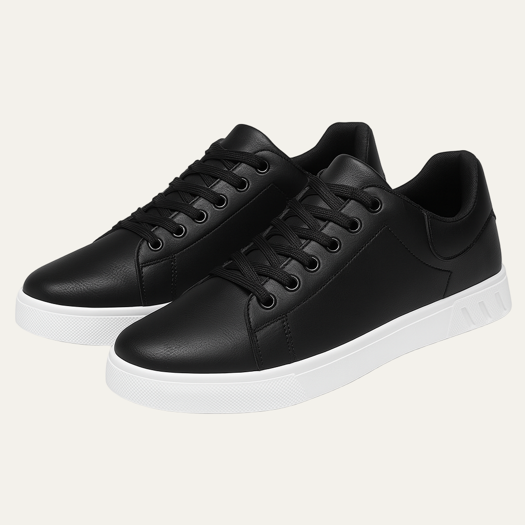 Men’s Classic Low Top Synthetic Leather Sneakers