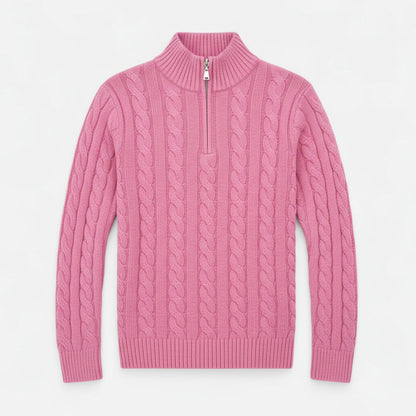 Men’s Open-Front Sweater with Subtle Stitch Detailing – Modern Layering Piece