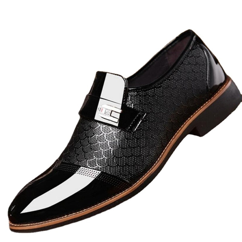 Men’s Patent Dress Shoes – Buckled Formal Foot Wear