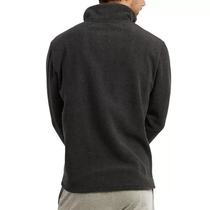 Men’s Pullover Jacket – Fleece – Regular Fit – Quarter Zip – Mock Neck – Casual Wear