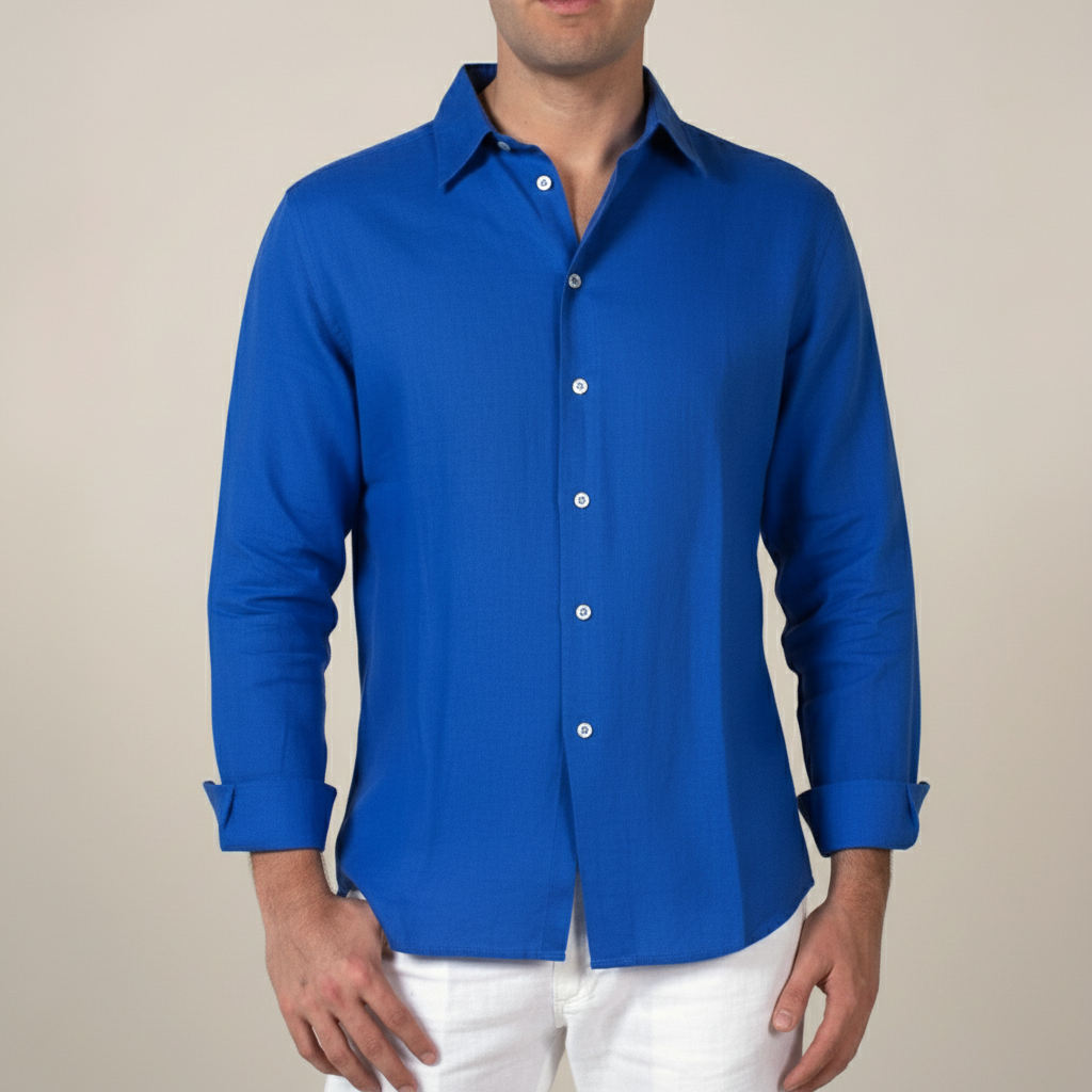 Men’s Relaxed Fit All-Season Shirt – Effortless Everyday Elegance