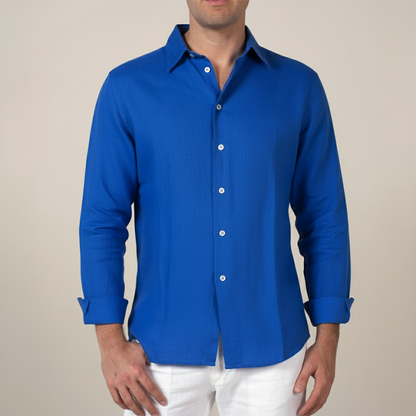 Men’s Relaxed Fit All-Season Shirt – Effortless Everyday Elegance