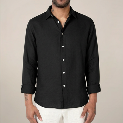Men’s Relaxed Fit All-Season Shirt – Effortless Everyday Elegance