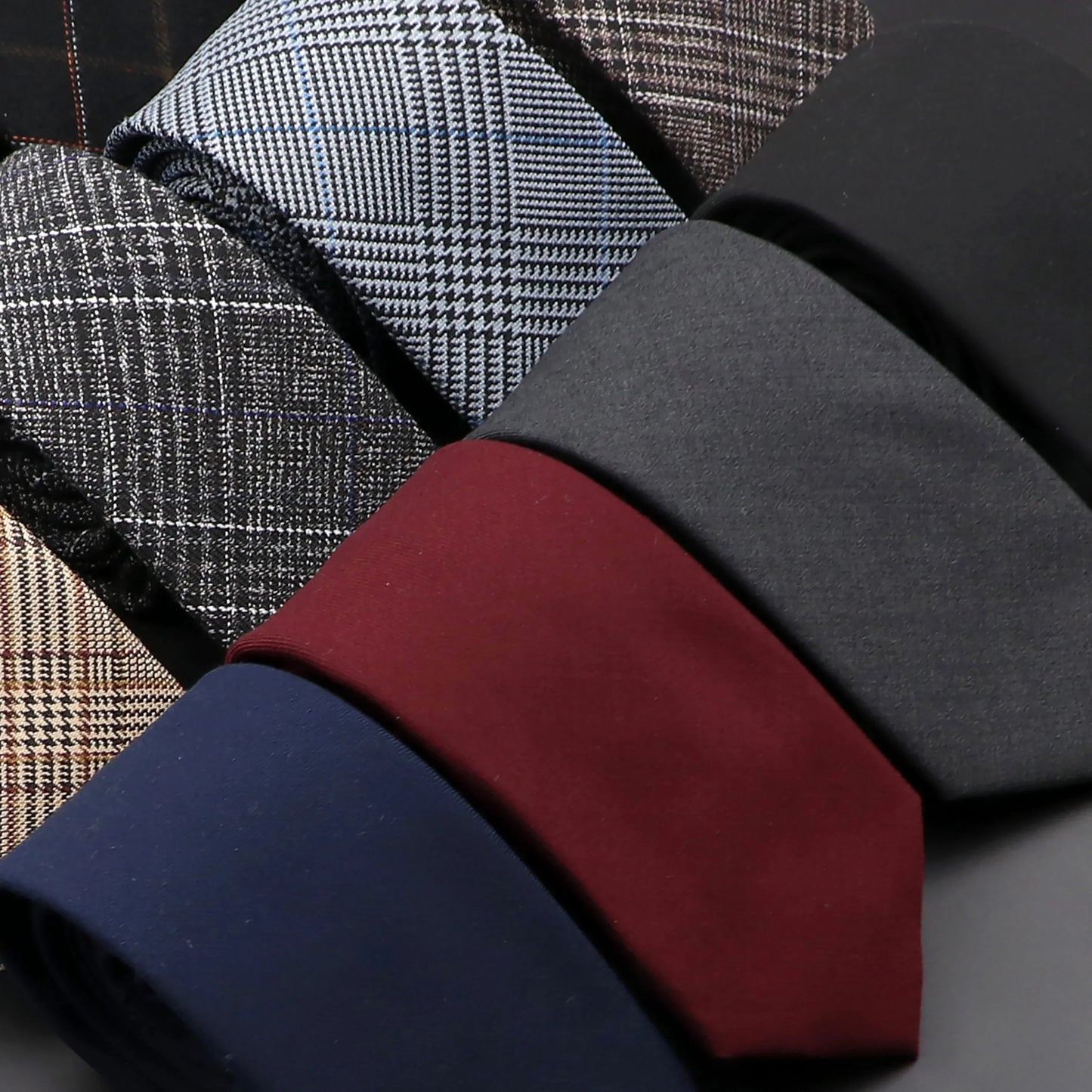 Men’s Slim Solid Colour Formal Necktie – Business & Dresswear Classic Tie