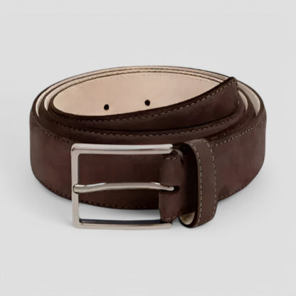 Men’s Smooth Finish Belt – Classic Buckle, Refined Old Money Style