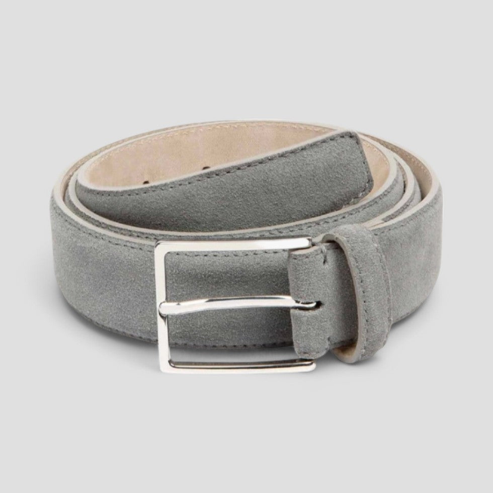 Men’s Smooth Finish Belt – Classic Buckle, Refined Old Money Style