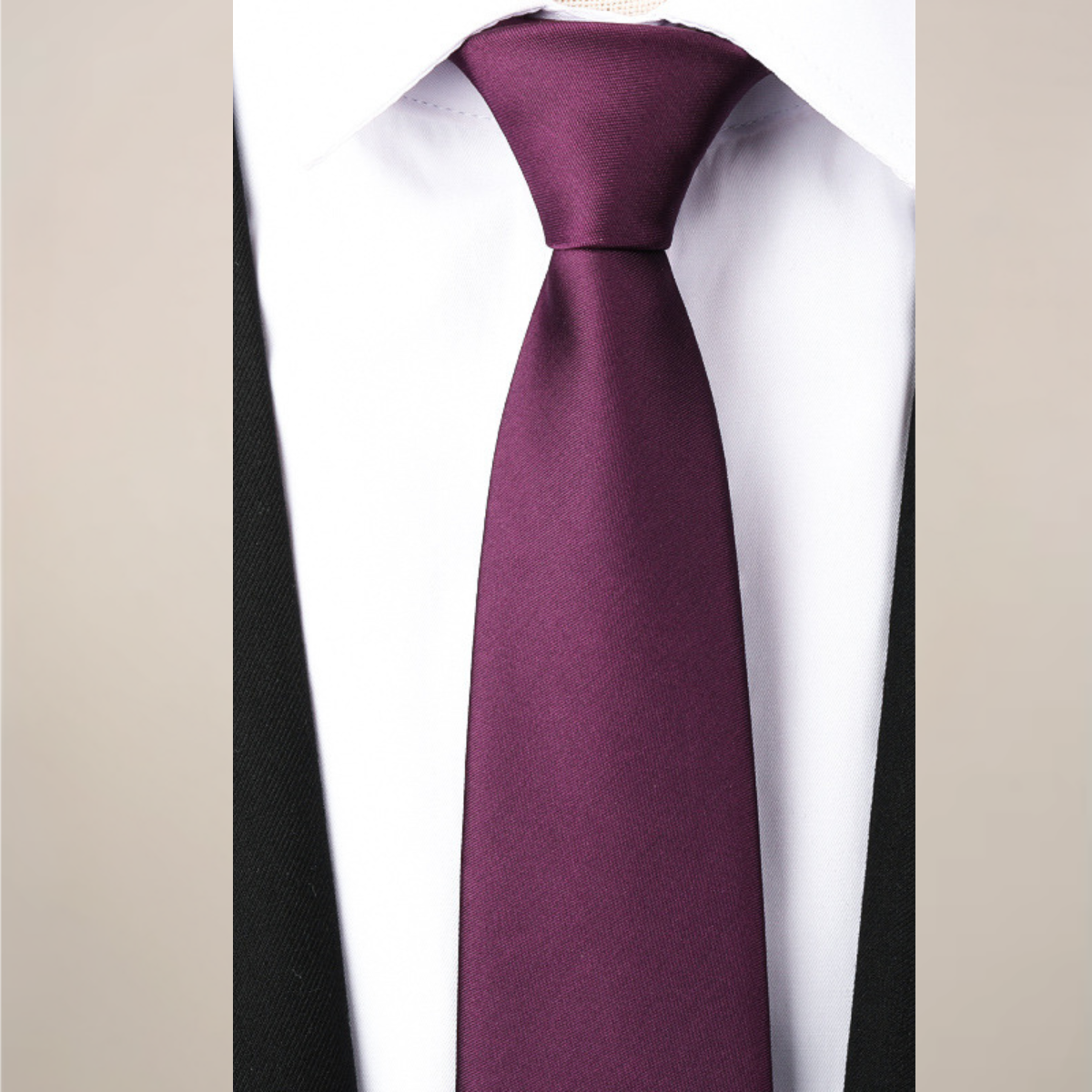 Men’s Solid Colour Tie – Perfect Plain Design
