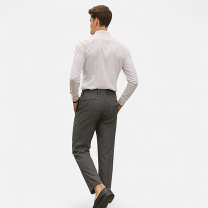 Men’s Tailored Trousers – Slim Fit – Smart Casual – Stretch Design