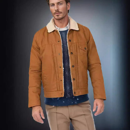 Cevori Sherpa Collar Trucker Jacket