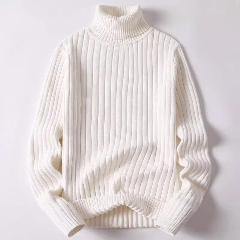 Men’s Heavy Gauge Ribbed Turtleneck Sweater