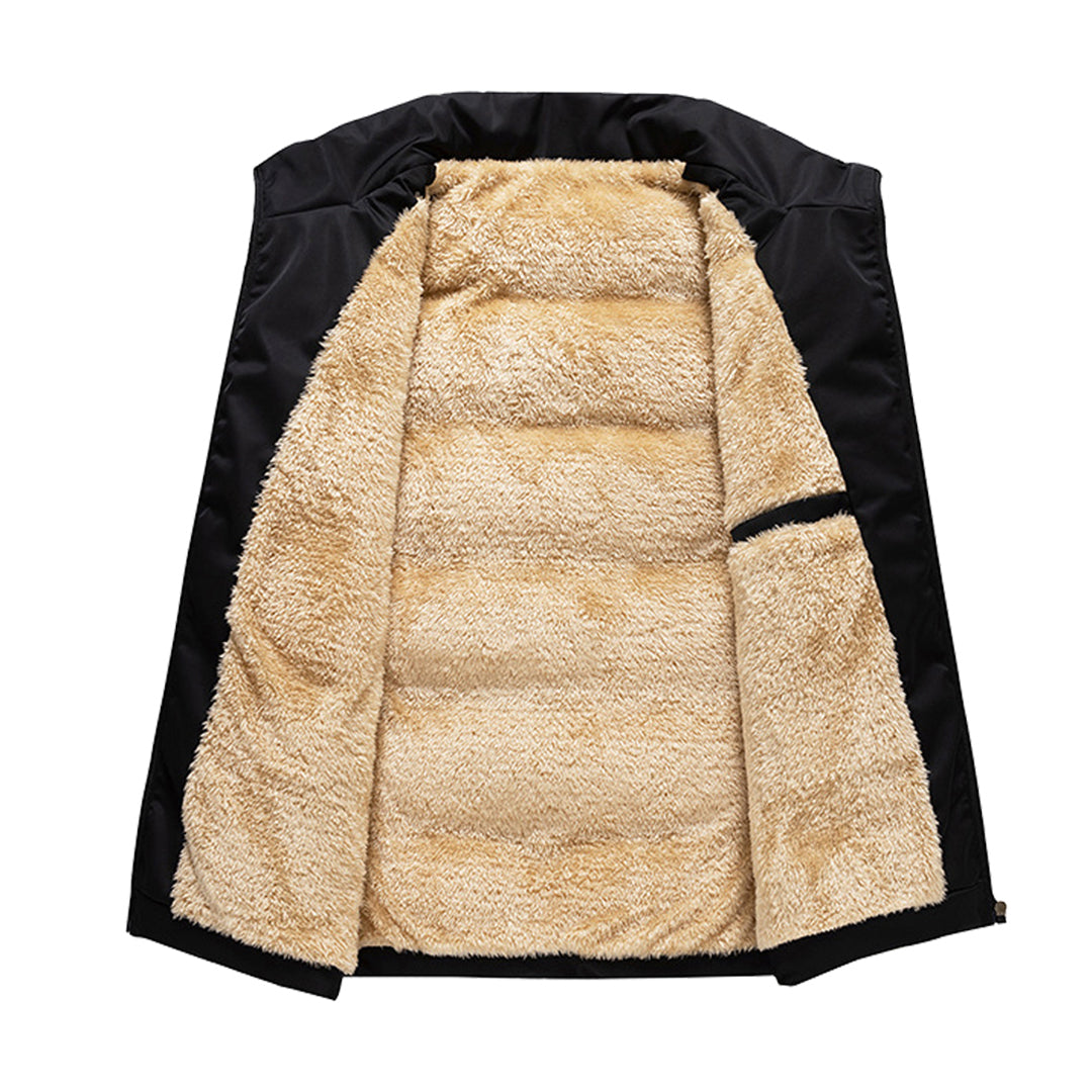 Men’s Shearling Lined Quilted Puffer Vest