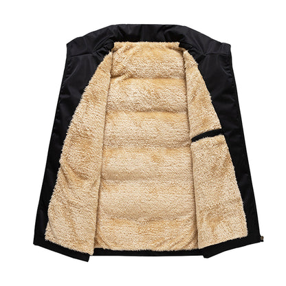 Men’s Shearling Lined Quilted Puffer Vest