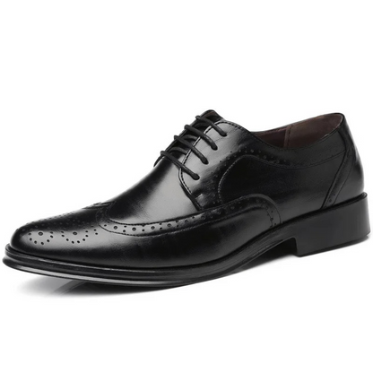 Men’s Wingtip Brogue Oxford Dress Shoes – Timeless Formal Elegance