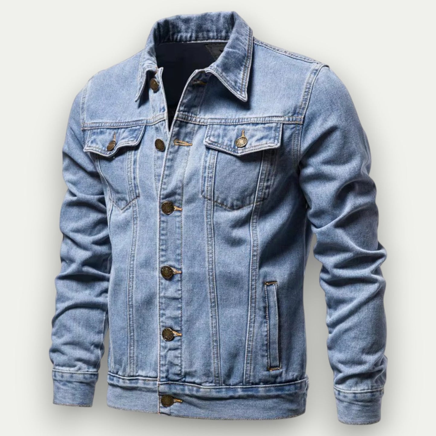 Men’s Classic Dark Denim Jacket