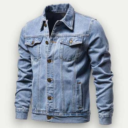 Men’s Classic Dark Denim Jacket