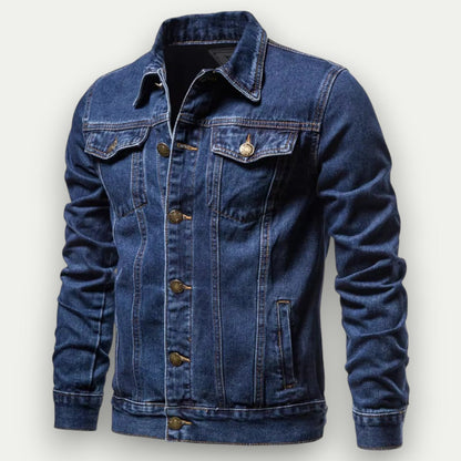 Men’s Classic Dark Denim Jacket
