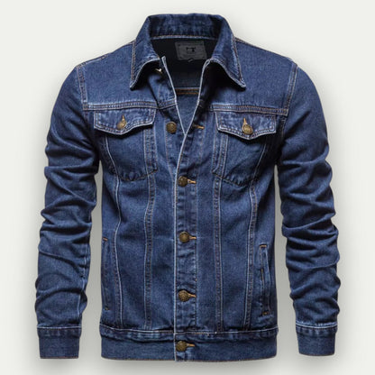 Men’s Classic Dark Denim Jacket