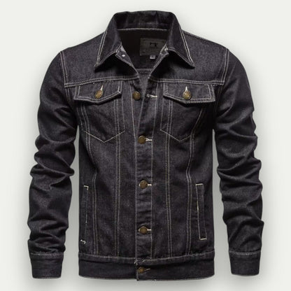 Men’s Classic Dark Denim Jacket