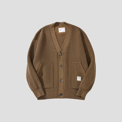 Merino Wool Cardigan For Men
