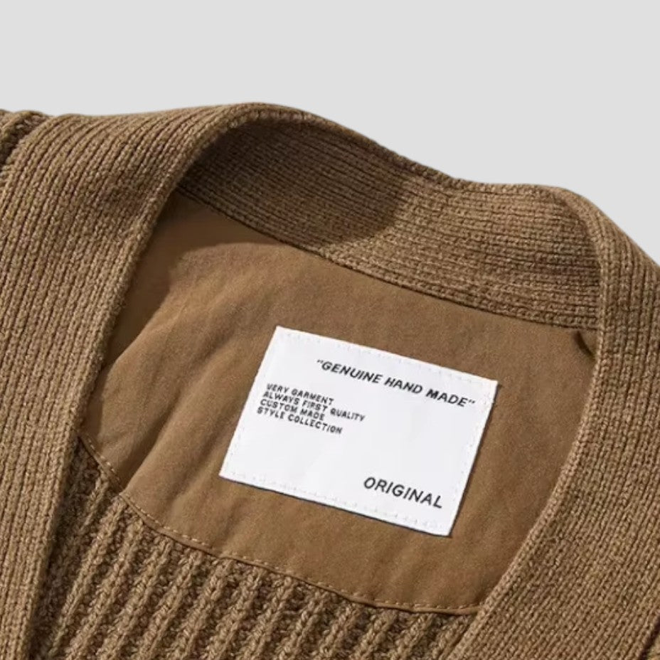 Merino Wool Cardigan For Men