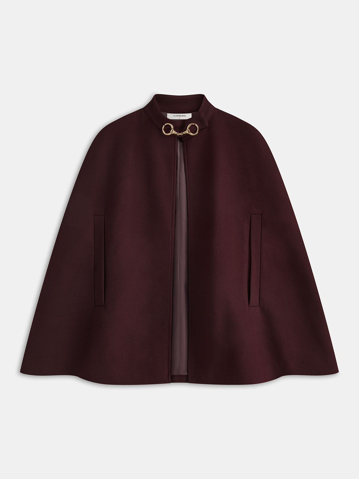 Rhea | Metal Detail Cotton Blend Cloak