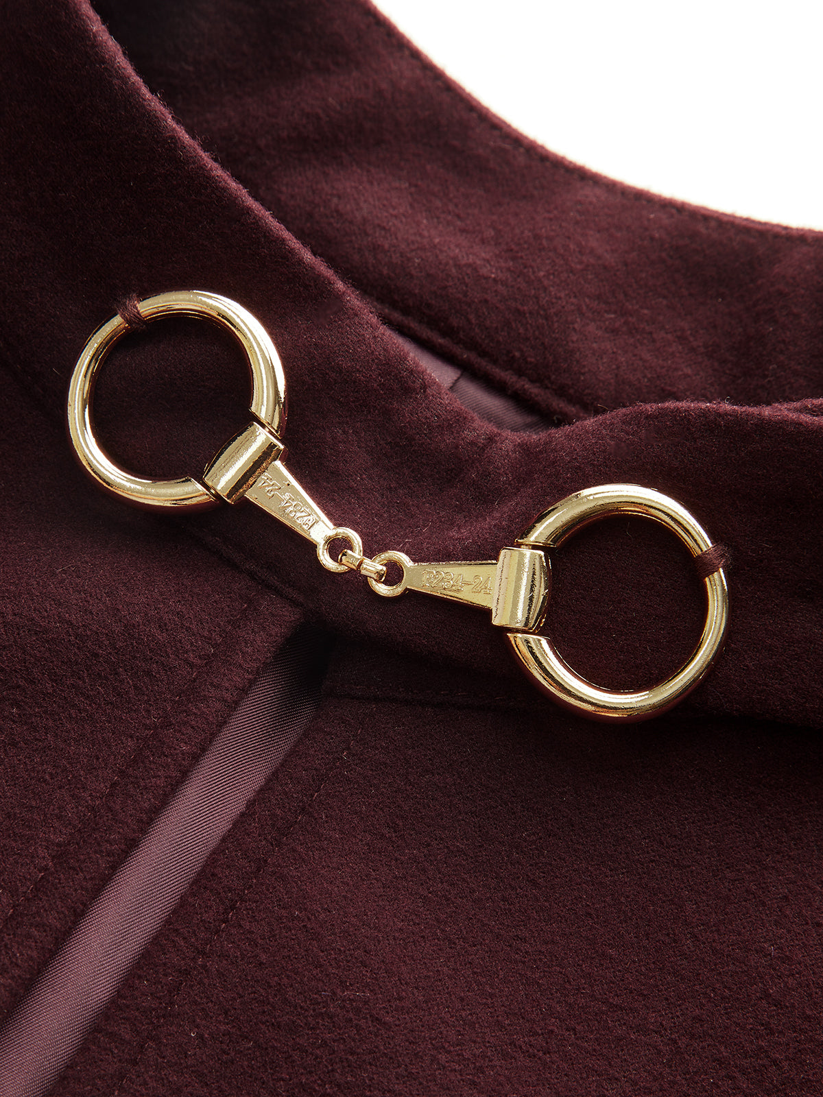 Rhea | Metal Detail Cotton Blend Cloak