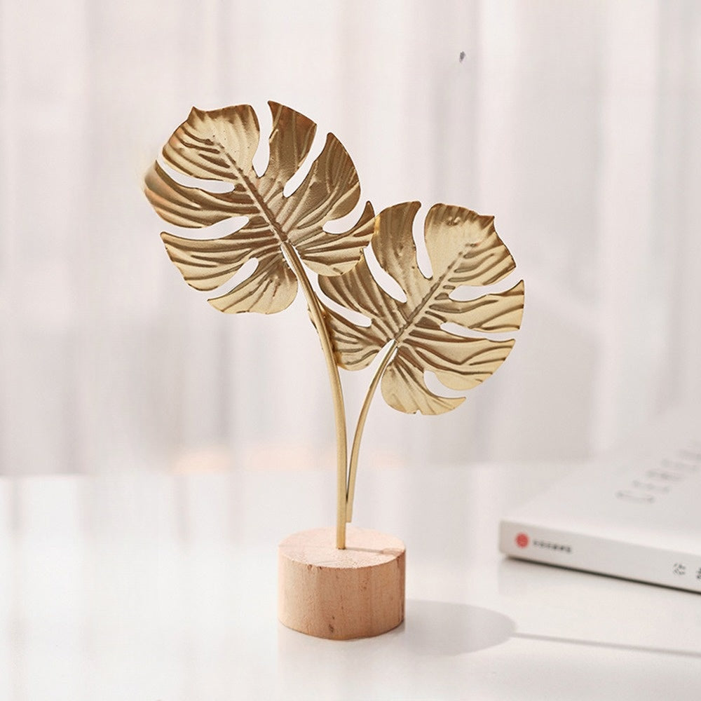 Simple Silver Leaf Wall Art