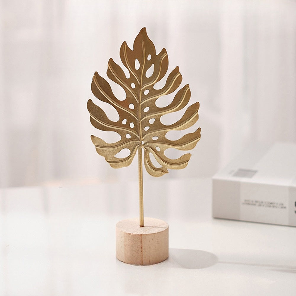 Simple Silver Leaf Wall Art