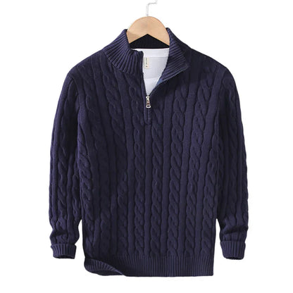 Keith - Old Money Half-Zip Jumper Men