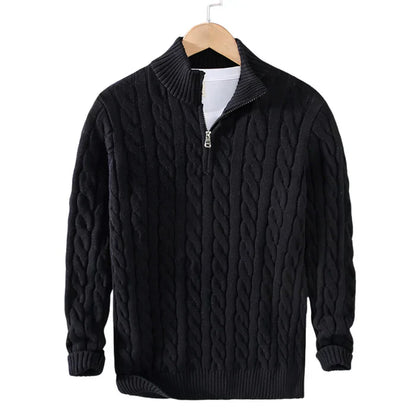 Keith - Old Money Half-Zip Jumper Men
