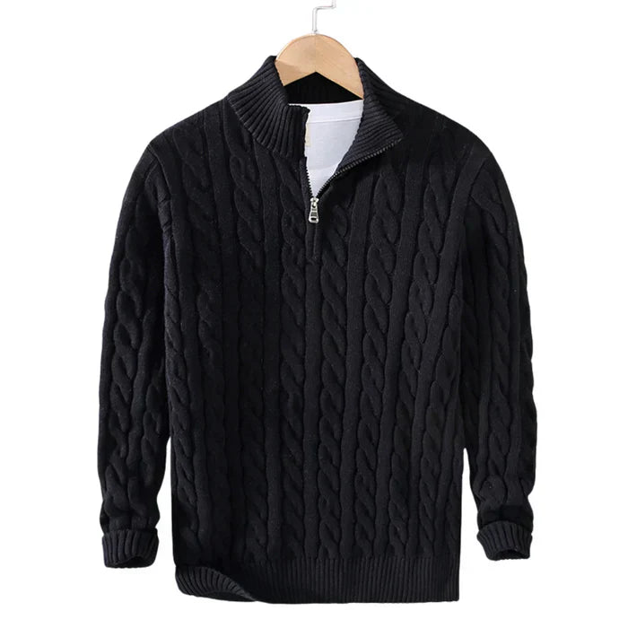Keith - Old Money Half-Zip Jumper Men