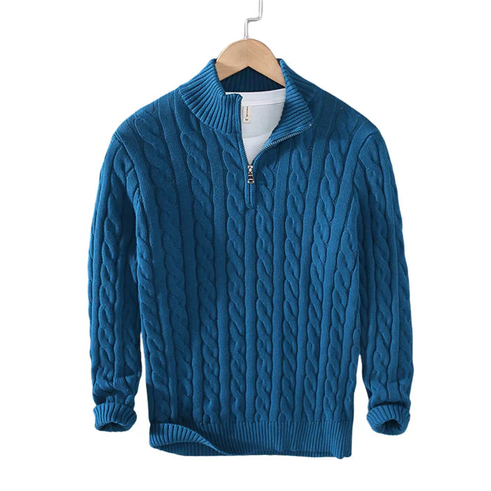 Keith - Old Money Half-Zip Jumper Men