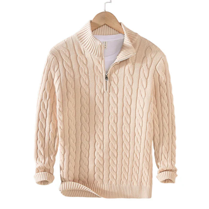 Keith - Old Money Half-Zip Jumper Men