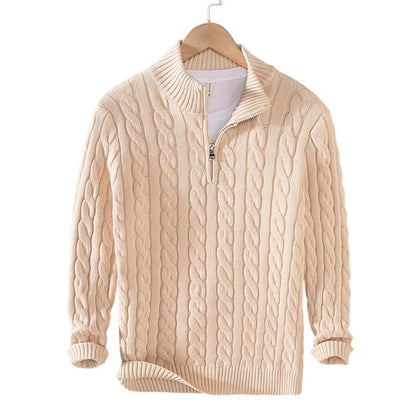 Keith - Old Money Half-Zip Jumper Men
