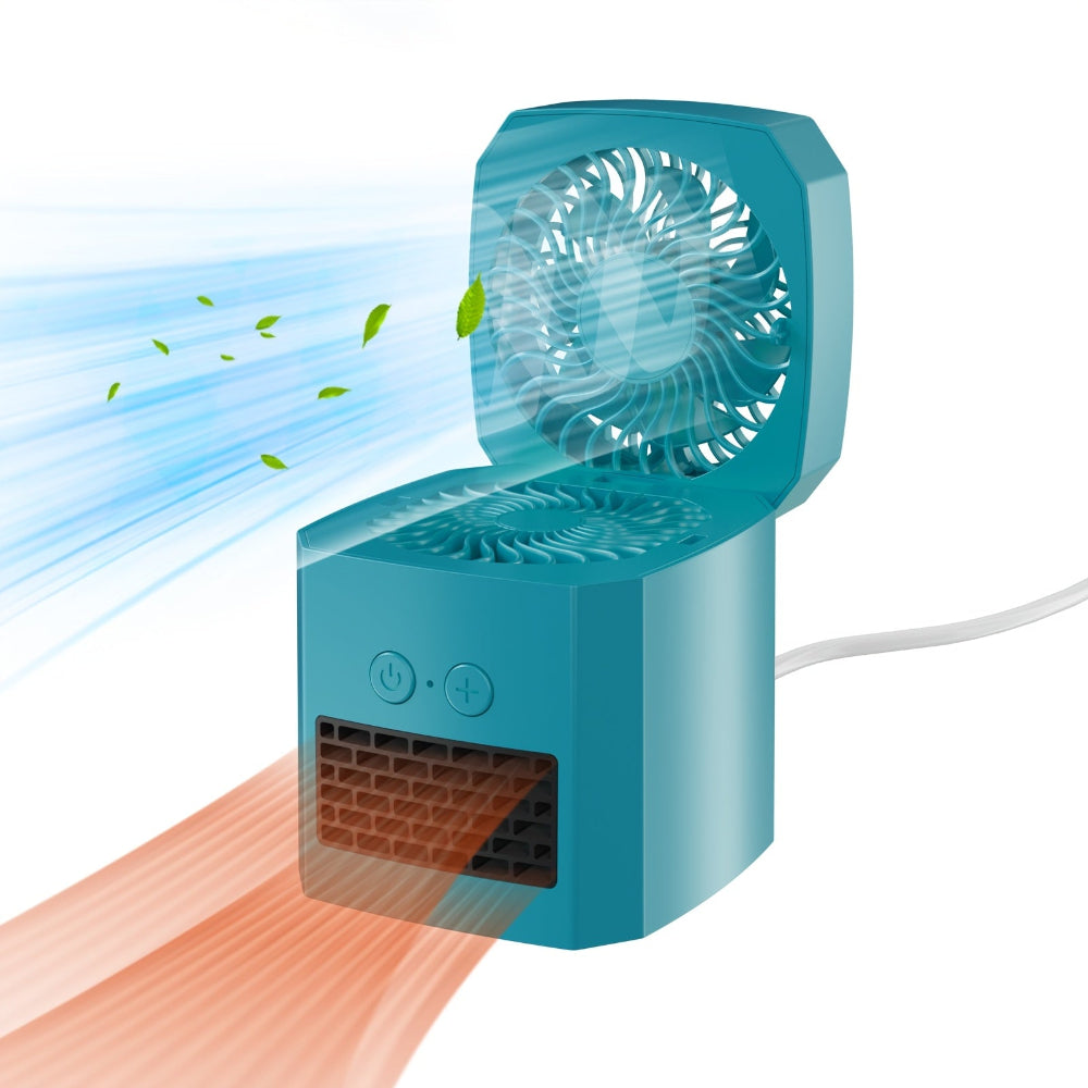 HeatMini | Desktop Electric Heater and Cooling Fan for Office Use