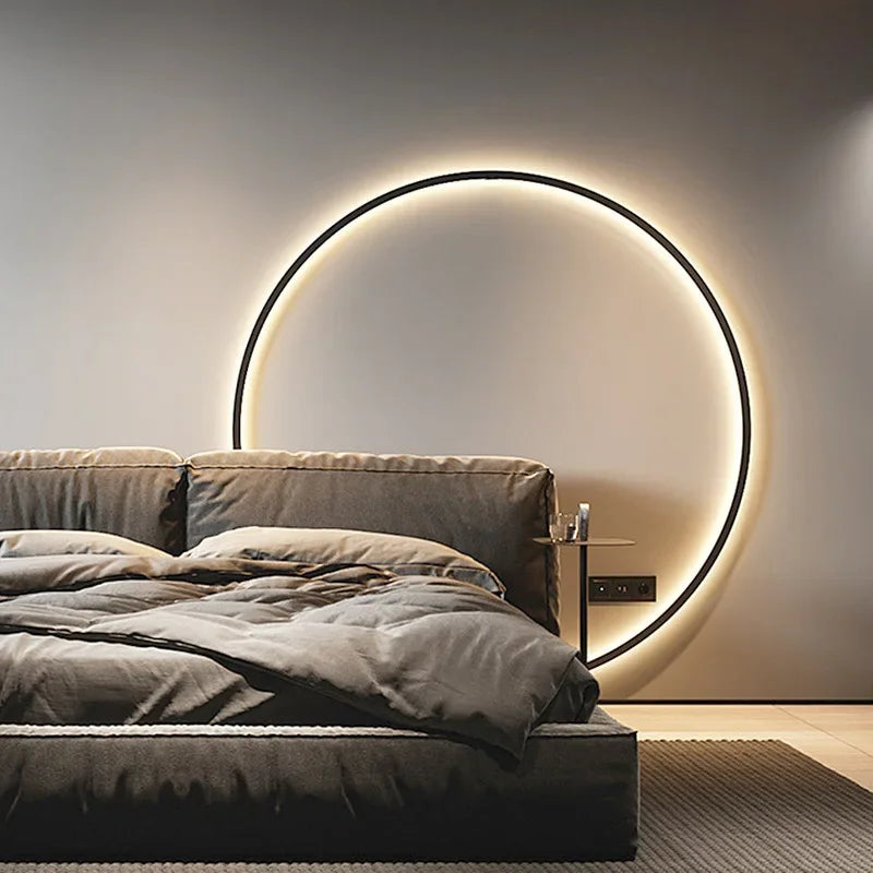 Simple Round Wall Mount Lamp - BritishElegance