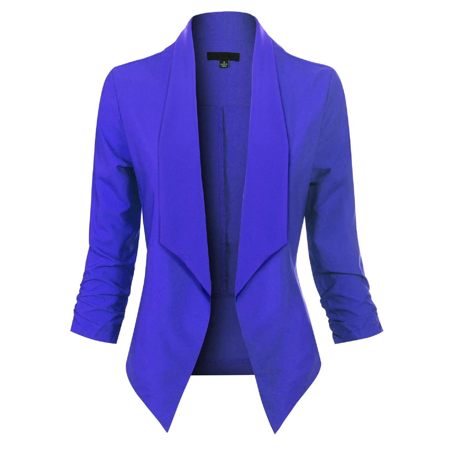 Slim Fit Open Front Women's Jacket