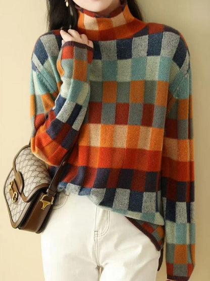 Warm Turtleneck Sweater for Women - BritishElegance