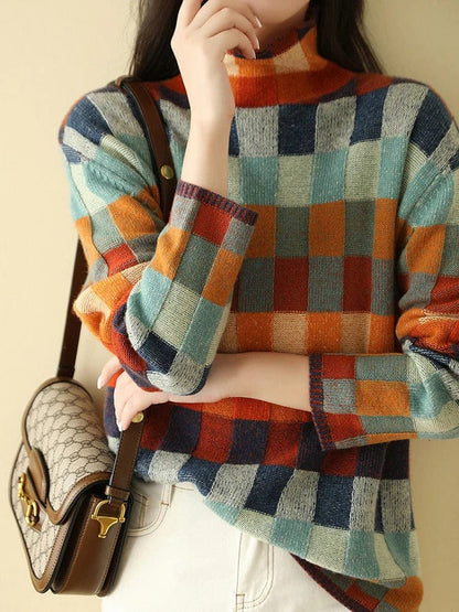 Warm Turtleneck Sweater for Women