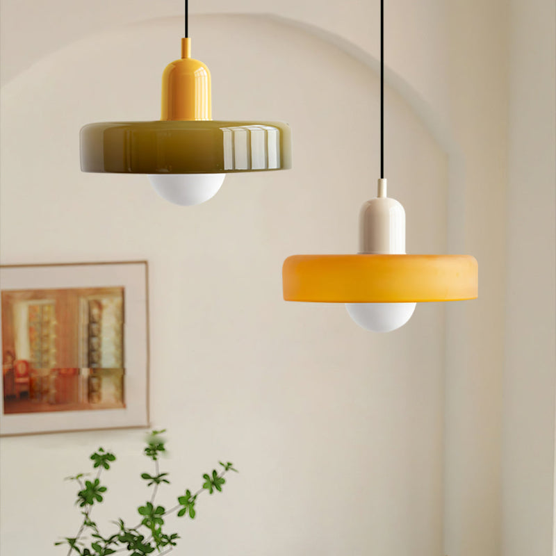 Vibrant Glass Modern Pendant Light for Kitchen Dining