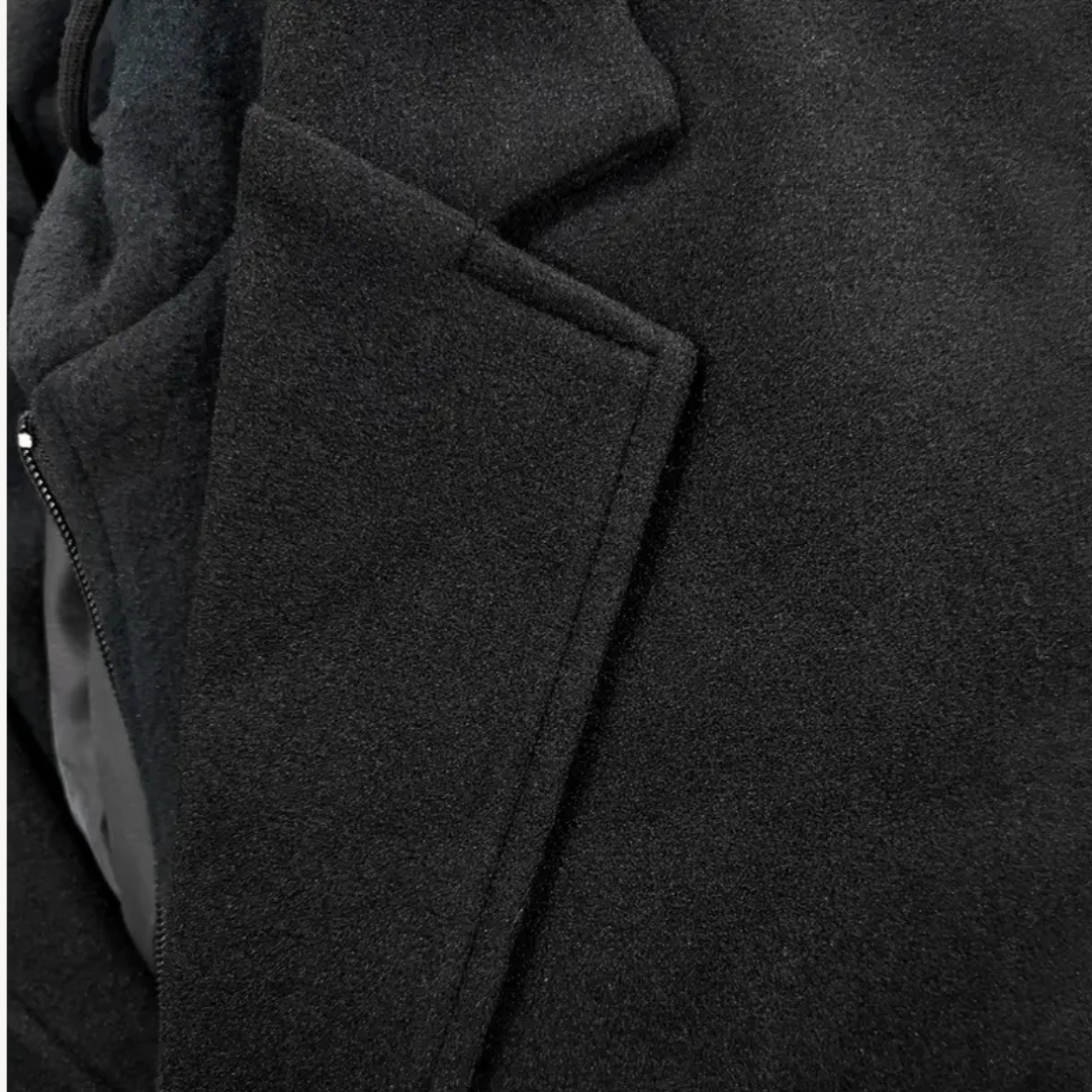 Men’s Hybrid Overcoat with Hood