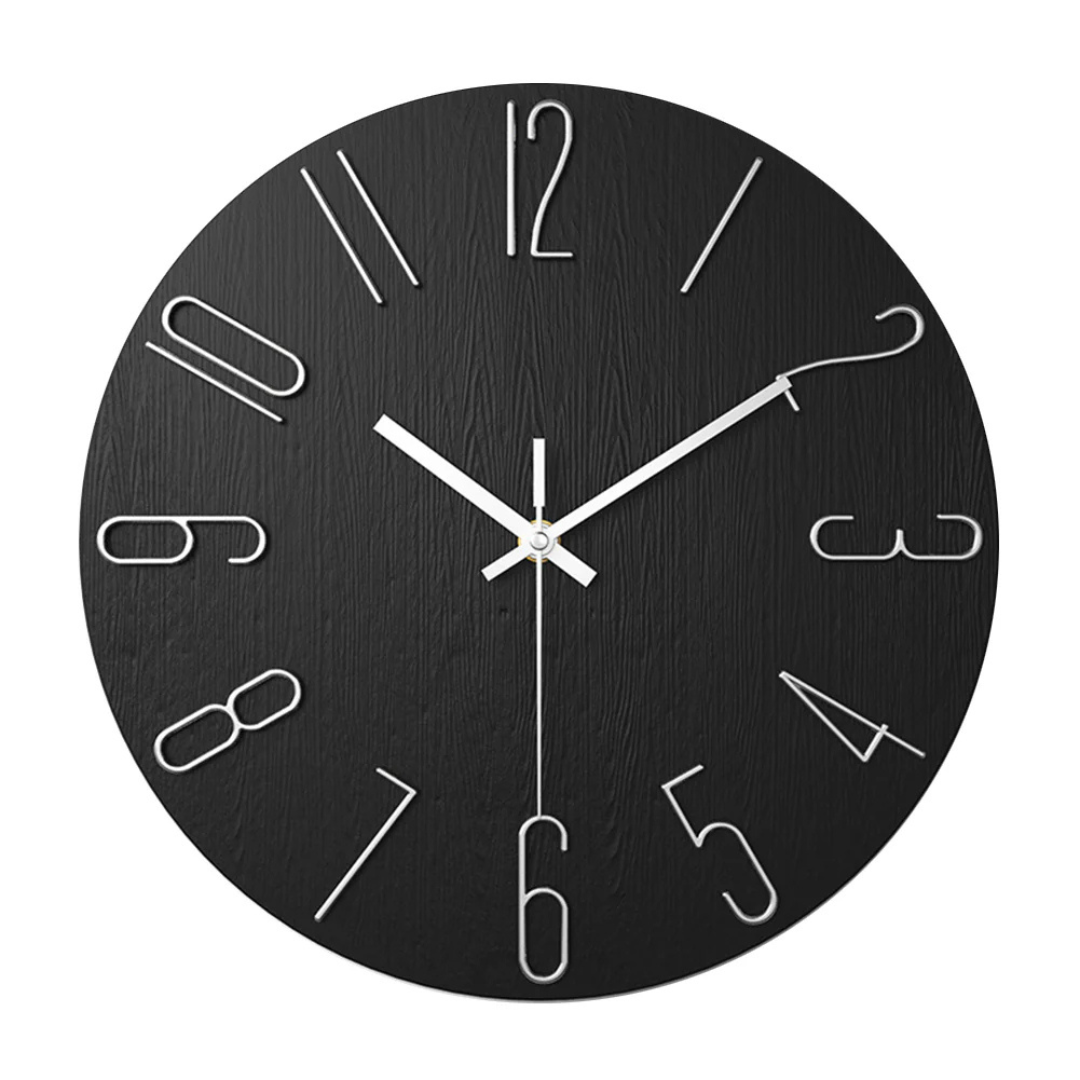 Simple Large Quartz Wall Clock